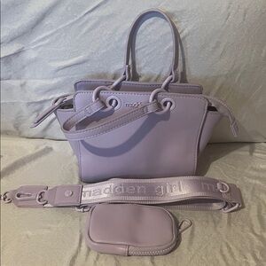 Madden Girl Pastel Purple Satchel New Without Tags
